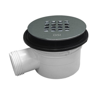 Vaničkový sifon, průměr 90mm, DN40, nízký, krytka agave mat