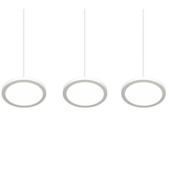 LED závěsné osvětlení Trio Tray bílá 340910331