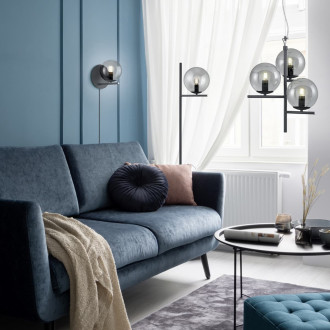 Nástěnná lampa Trio Pure antracit 202000142