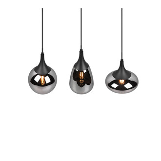 Závěsné osvětlení Trio Lumina černá 317000332