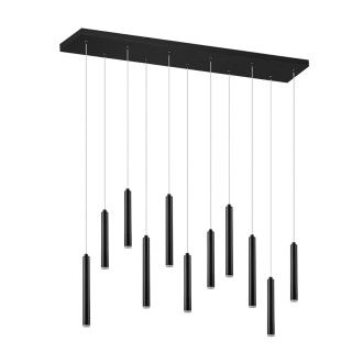LED závěsné osvětlení Trio Tubular černá 321611132