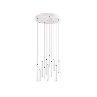 LED závěsné osvětlení Trio Tubular bílá 321691131
