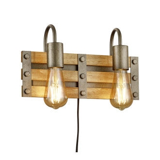 Nástěnná lampa Trio Khan nikl 205570267