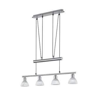 LED závěsné osvětlení Trio Levisto nikl 371010407