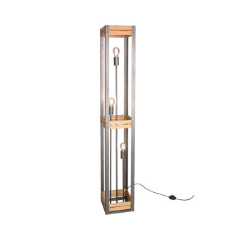 Stojací lampa Trio Khan nikl 405500367