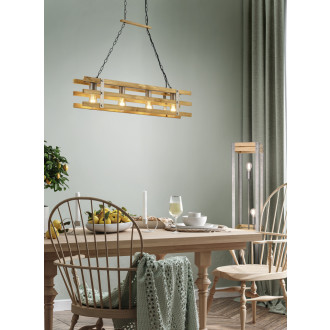 Stojací lampa Trio Khan nikl 405500367