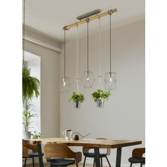 Závěsné osvětlení Trio Plant nikl 301000367