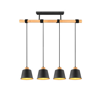 Závěsné osvětlení Trio Harris černá 312700432