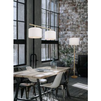Stojací lampa Trio Korba přírodní 401200101