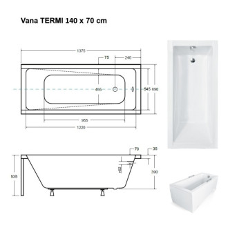 vana OS TERMI 138x70 cm OLVTER14