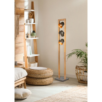Stojací lampa Trio Bell nikl 401900367