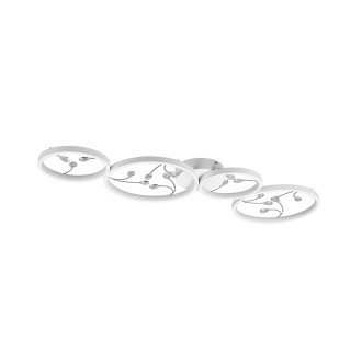 LED stropní osvětlení Trio Groovy bílá 642110431