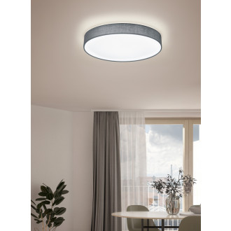 LED stropní osvětlení Trio Lugano šedá 621915511