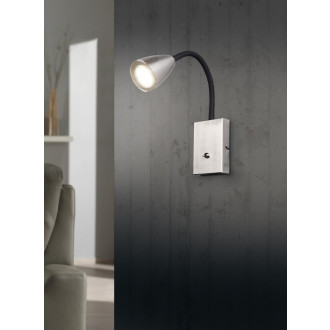 Nástěnná lampa Trio Wanda nikl 202670107