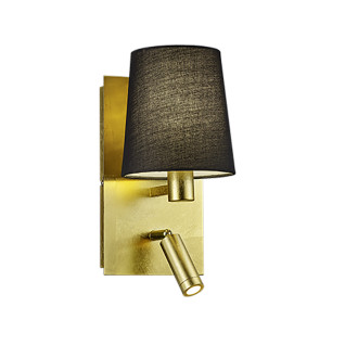 Nástěnná lampa Trio Marriot zlatá 271470279