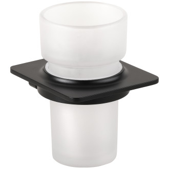 Bemeta ORGANIC BLACK: Držák kartáčků, nerez, sklo 167111050