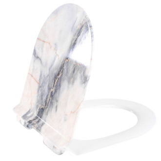 Toilet seat CARLO GRANIT SHINY DUROPLAST SLIM