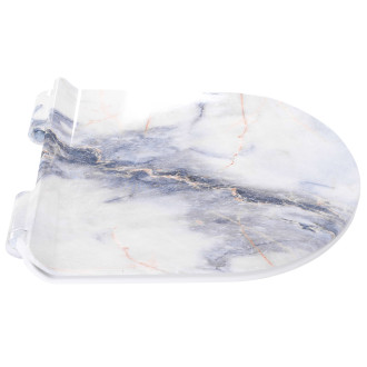 Toilet seat CARLO GRANIT SHINY DUROPLAST SLIM