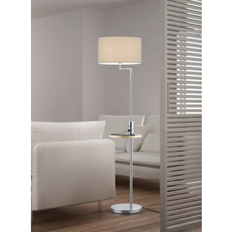 Stojací lampa Trio Claas nikl 400400107