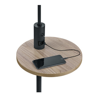 Stojací lampa Trio Claas černá 400400132