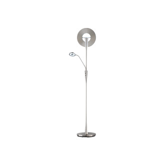 LED stojací lampa Trio Quebec nikl 422710307