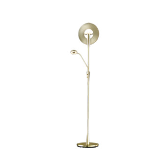 LED stojací lampa Trio Quebec mosaz 422710308