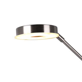 LED stojací lampa Trio Barrie nikl 424210307