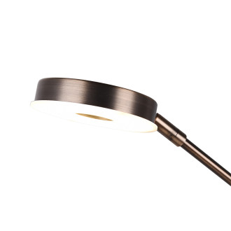 LED stojací lampa Trio Barrie mosaz 424210304