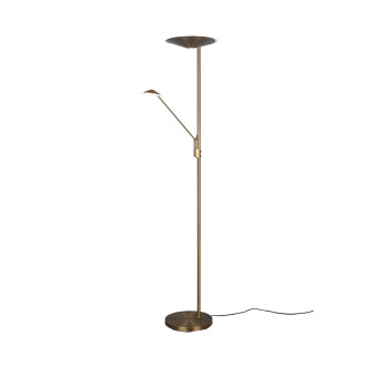 LED stojací lampa Trio Brantford mosaz 425610204