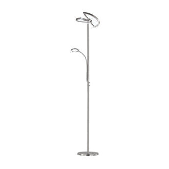 LED stojací lampa Trio Split nikl 424910207