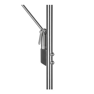LED stojací lampa Trio Brantford nikl 425610207