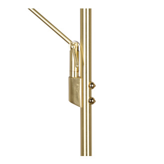 LED stojací lampa Trio Brantford mosaz 425610208