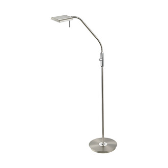 LED stojací lampa Trio Bergamo nikl 420910107