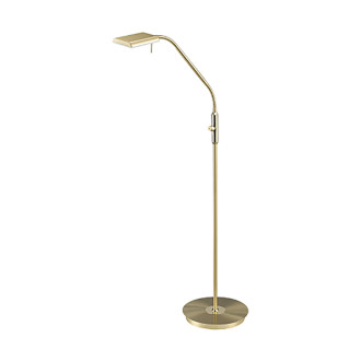 LED stojací lampa Trio Bergamo mosaz 420910108