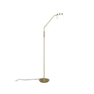 LED stojací lampa Trio Monza mosaz 423310108