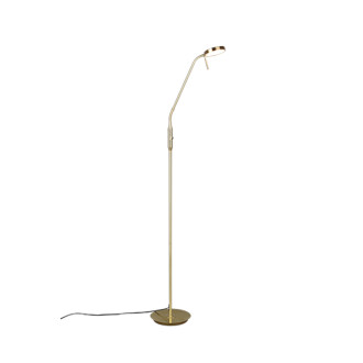LED stojací lampa Trio Monza mosaz 423310108