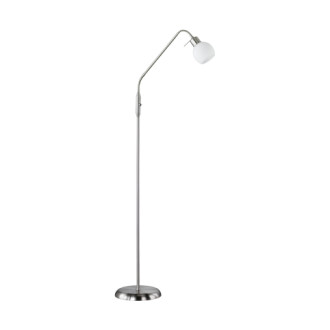 LED stojací lampa Trio Freddy nikl 424810107