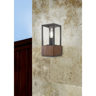 Nástěnná lampa Trio Garonne dřevodekor 201860130