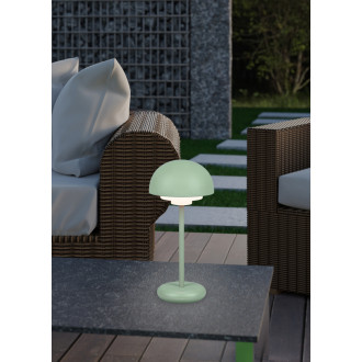 LED stolní lampa Reality Elliot pistáciově zelená R52306149