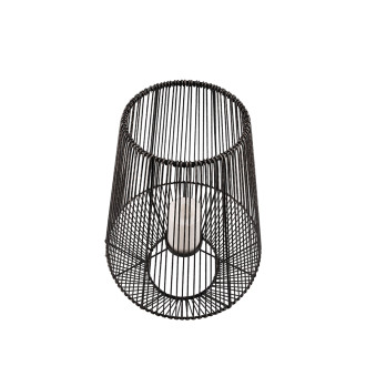 LED stolní lampa Reality Mineros šedá R55256911