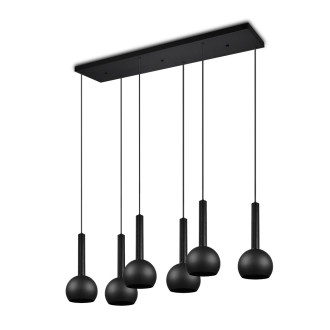 Závěsné osvětlení Cinque Ciliana černá 316300632