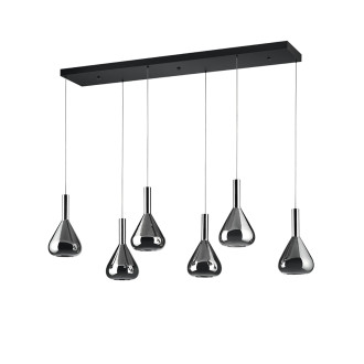 LED závěsné osvětlení Cinque Cipera černá 345010632
