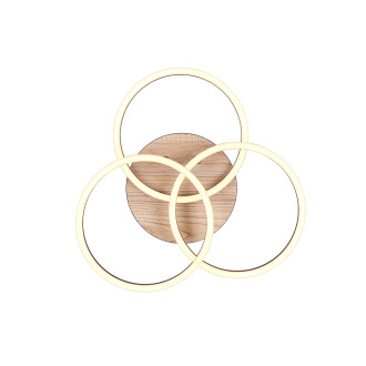 LED stropní osvětlení Reality Circle dřevodekor R62823135