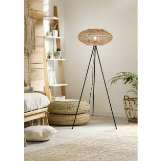 Stojací lampa Trio Hedda černá 412300136