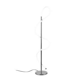LED stojací lampa Reality Argos chrom R42361106