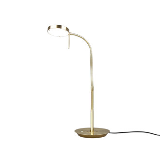 LED stolní lampa Trio Monza mosaz 523310108