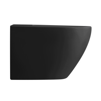 CERANO Keramický závěsný bidet Fizo černá matná 36x37x49 cm CER-417404