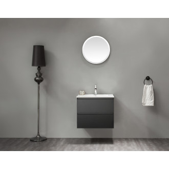 CERANO Koupelnová skříňka Carole+keram.umyvadlo Todo černá matná 60x49,8x46cm CER-476324