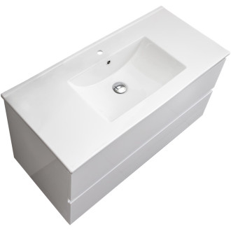 CERANO Koupelnová skříňka pod umyvadlo Carole bílá matná 100x49,8x46 cm CER-431560