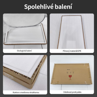 CERANO Koupelnové LED zrcadlo Lucido 100x70 cm CER-429346